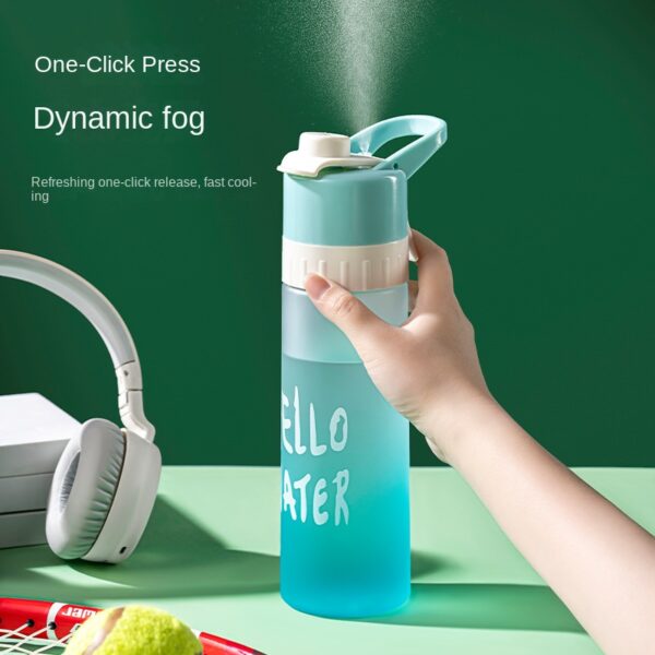 Large Capacity Portable Spray Mist Cooling Water Bottle