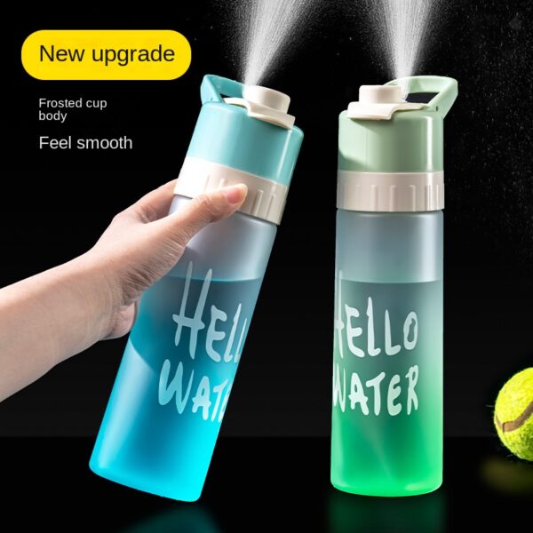 Large Capacity Portable Spray Mist Cooling Water Bottle